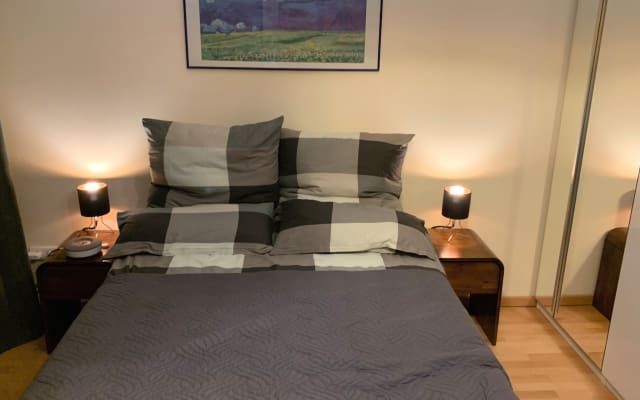 Quarto acolhedor no sótão perto do centro