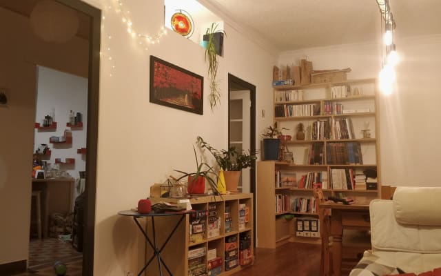 Chambre dans appartement grenoblois chaleureux et vue sur montagnes