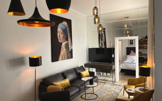 Privates Bett und Badezimmer im gemeinsamen rosa holländischen Cottage in De Waterkant - Foto 8