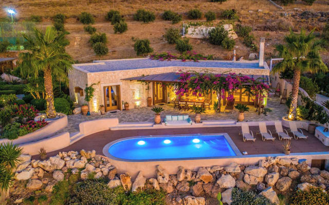 Villa Mirabello Creta Grécia. Longe das multidões
