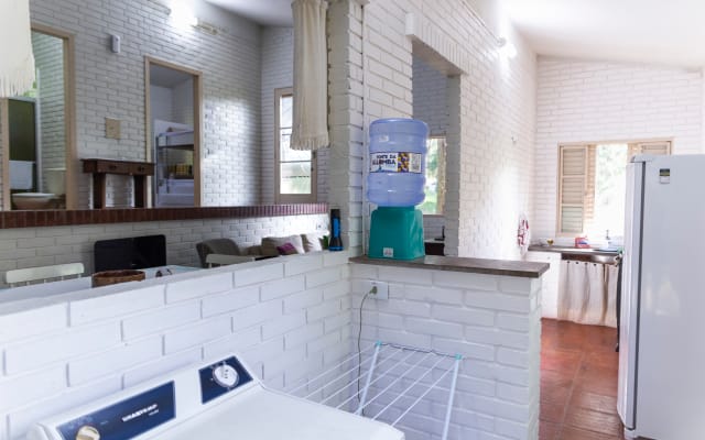 Chalet en medio del bosque atlántico