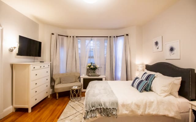 Furnished First-Floor Studio in Coolidge Corner