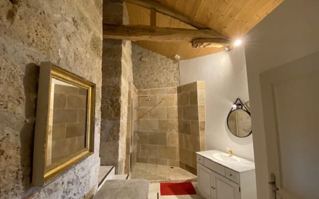 Gîte Le Four à Pain naturist pool and spa area - Picture 3