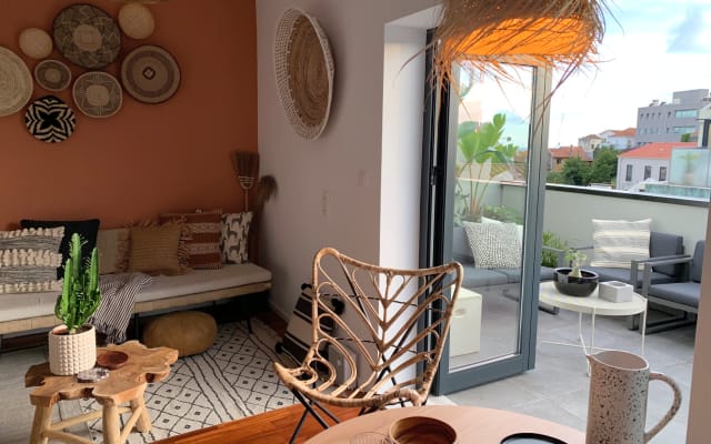 Terrasse sur le toit Oak Valley Flats Porto 2BR
