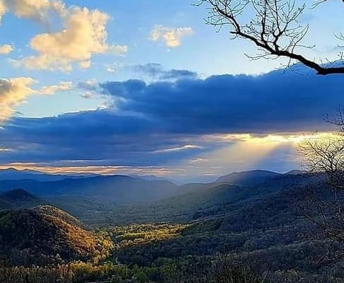 Espectacular vista a la montaña