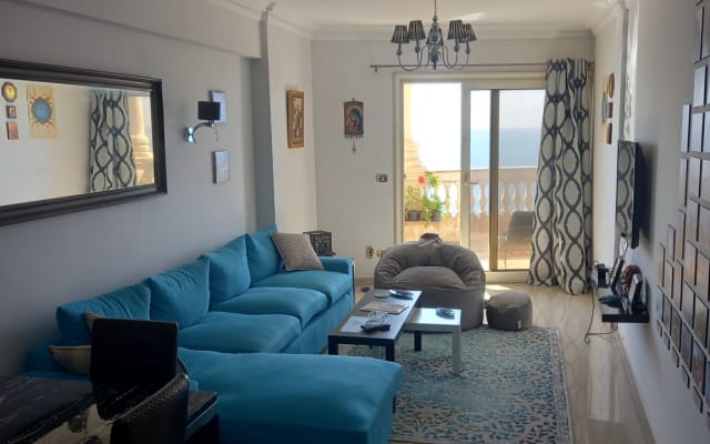 Camera con letto privato in splendido appartamento con vista mare - Foto 6