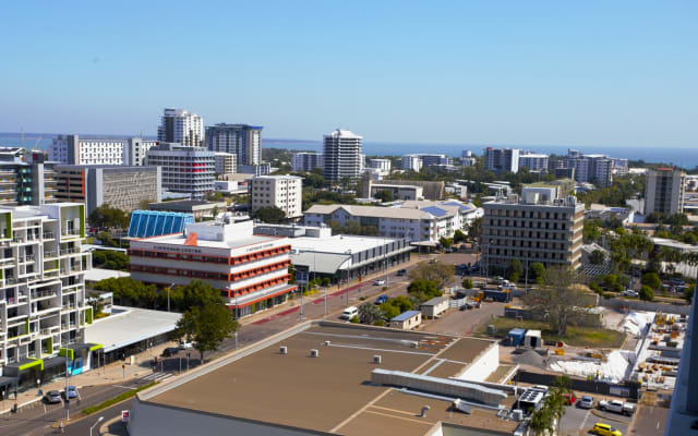 Appartamento a Darwin con piscina e vista sul porto