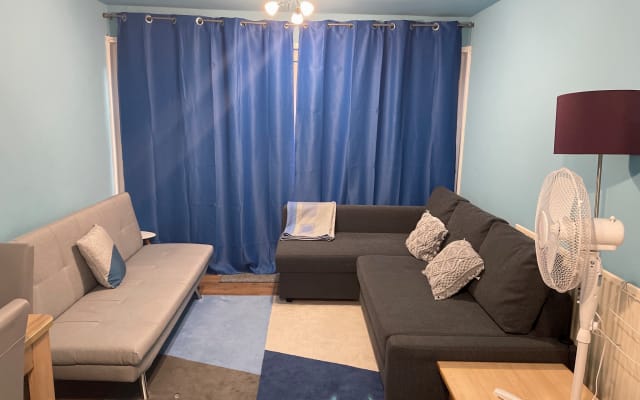 Sofá-cama na sala de estar/o quarto é partilhado com outro hóspede