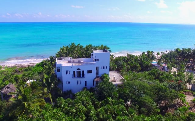 plage préservée à Cancun