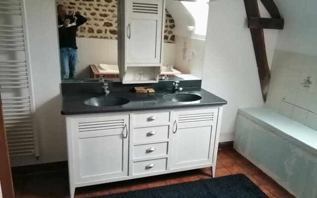 Farmhouse in the Mayenne bocage. Guest rooms