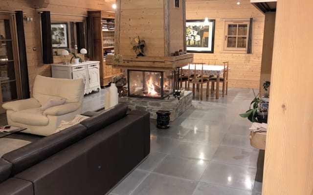Rental Les Carroz Flaine, luxury chalet with exceptional view