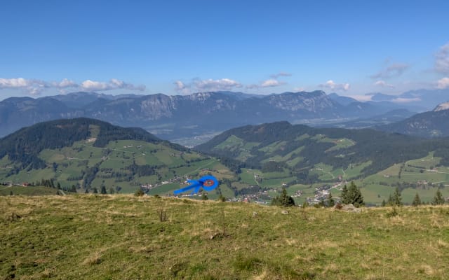 Biohausatelierwohnung mit traumhaften Bergblick