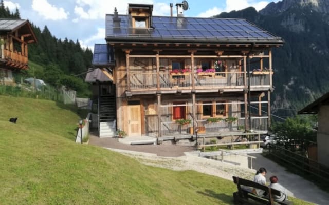 Dolomites old barn