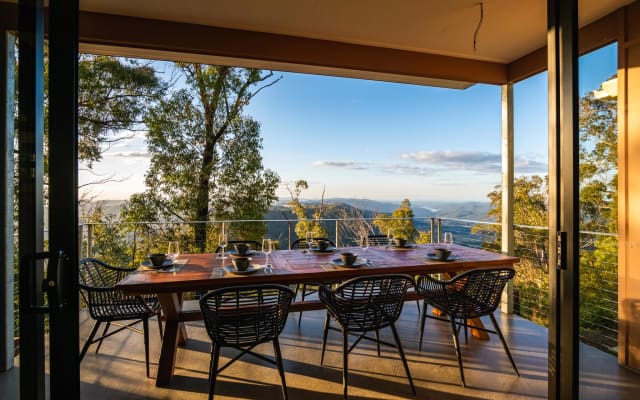 Duas casas de férias excepcionais em Binna Burra, Parque Nacional de...