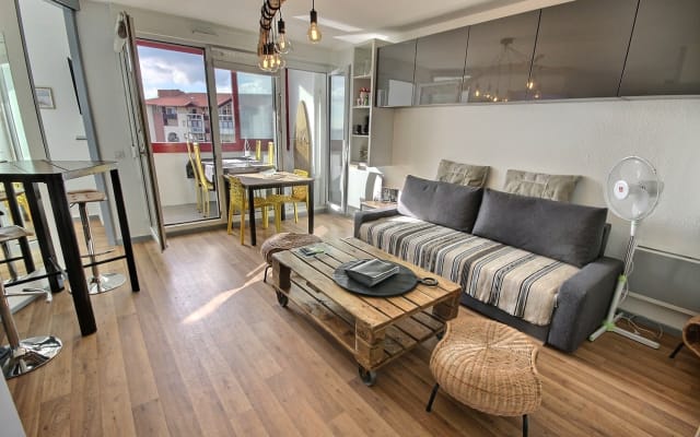 HOSSEGOR Plage Centrale Landes 2-Zimmer-Wohnung für 7 Personen...