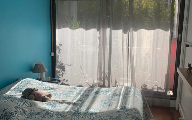 Suite (chambre, salle de bain, placard) dans un bel appartement calme