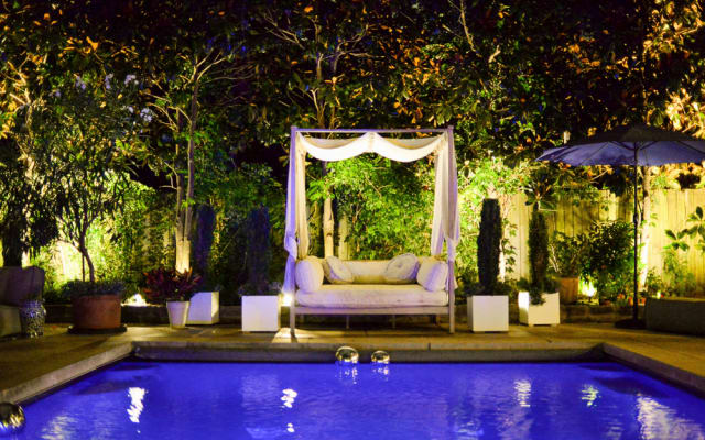 Garden Lovers Delight. The Carriage House is a private garden home.