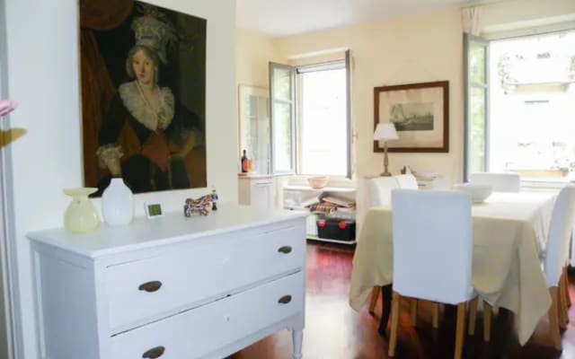 Bedroom and Bathroom in a Charming House, Center of Milan