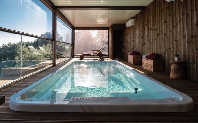 Villa Giulia na Casa Conti di Sotto relaxamento com piscinas, spa...
