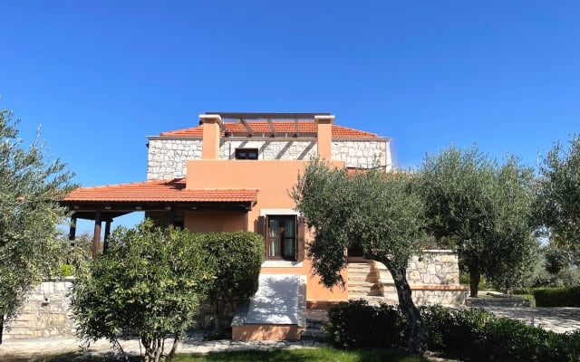 Vue imprenable sur la Villa Fyllosia près de Knossos