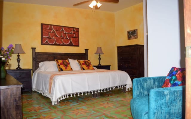 #21 Cama king-size numa casa colonial com 120 anos em Xico Centro, Veracruz