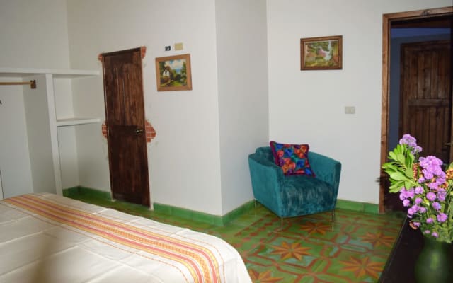 #21 Cama king-size numa casa colonial com 120 anos em Xico Centro, Veracruz