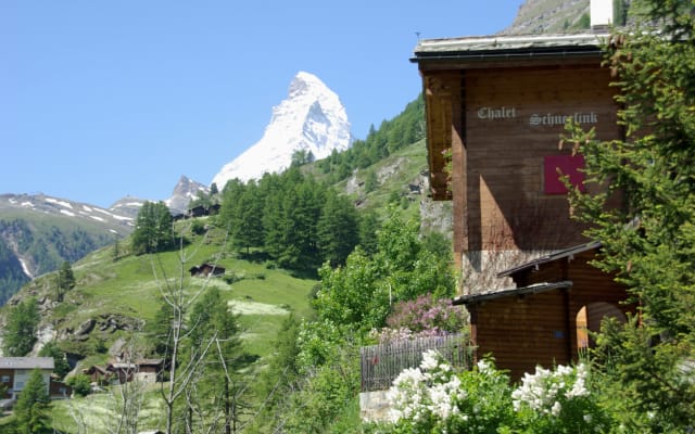 Le Chalet Schneefink est situé en plein centre de Zermatt. Situation...