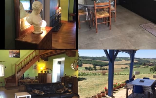 2 Schlafzimmer mit geteiltem Badezimmer und Toilette