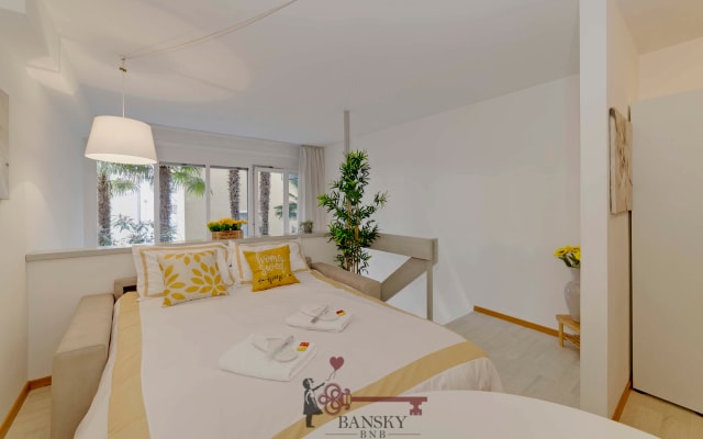 Appartamento Soleil 5* con terrazza verde a Lugano centro