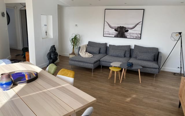 Super bright apartment in the city center