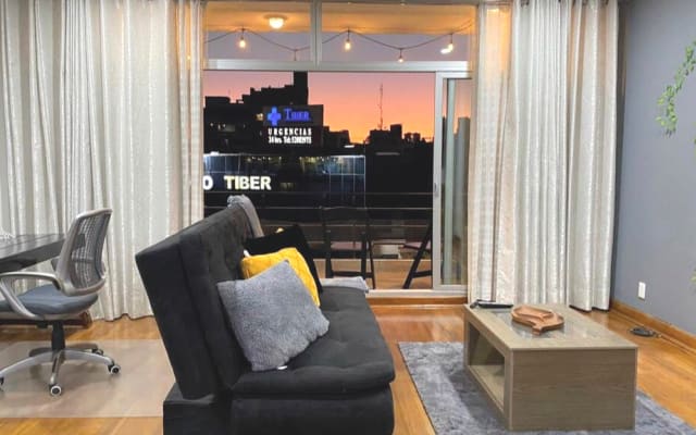 Close to Zona Rosa|Lighted PH w/balcony|Home office|200 MB|Reforma