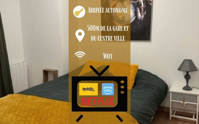 Appart à 500m du centre ville et de la gare - Centre Soissons