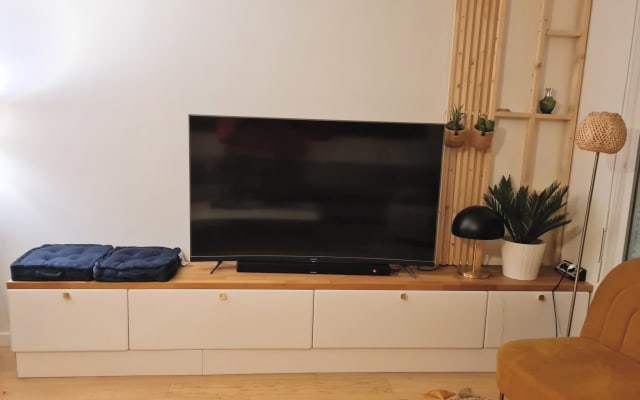 Apartamento numa zona calma perto do metro.