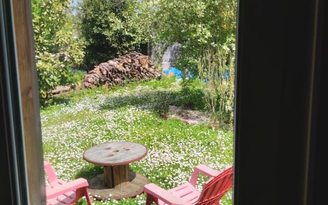 "Le pré des fontaines"
Großes Studio auf dem Campingplatz
