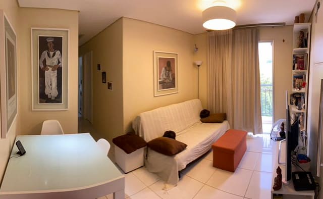 Apartamento en Campinas con sofá cama para compartir