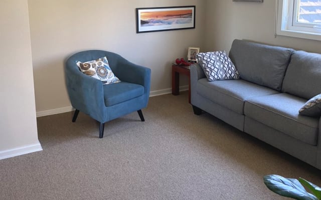 Room with double bed, in a private condominium