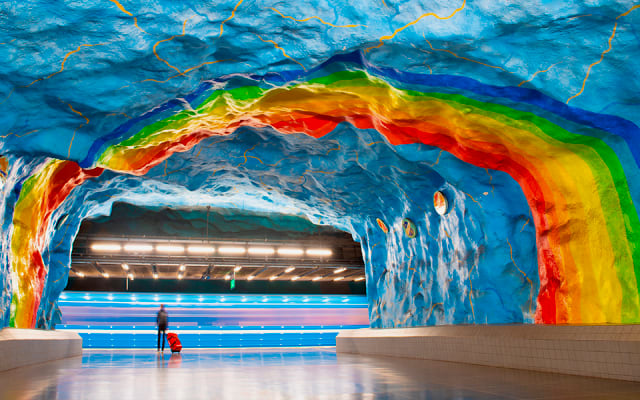 Annonce de Håkan sur misterb&b - One of many beautiful Metro stations...