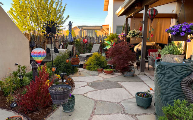 Casa de Wow! with serene gardens.  Clothing Optional.