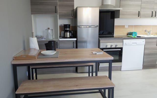 Apartamento térreo de 30 m2 com jardim