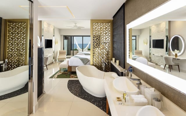 Garza Blanca Cabo Junior Suite.  Enjoy the relaxing luxury.