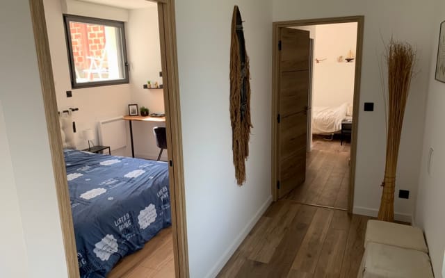 2 camere con bagno ad Arras vicino all'università