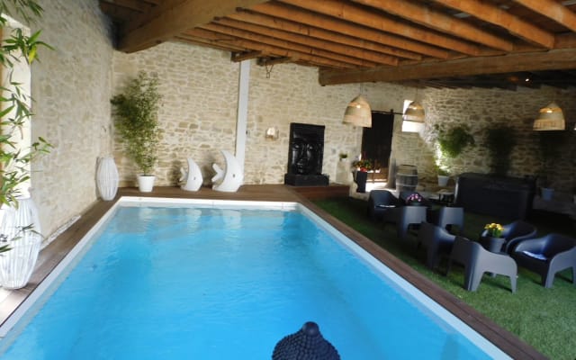 Charming guest house in old renovated barns