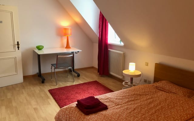 Spacious room in a beautiful loft apartment near Saarbrücken Castle