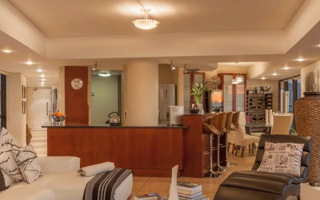 Beachfront apartment with panoramic views