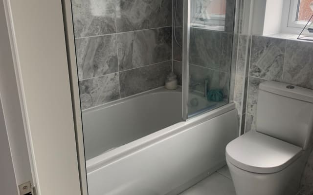 Private double bedroom with own private bathroom
