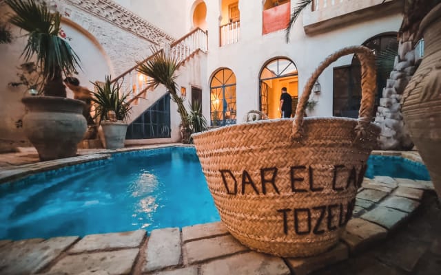 Riad  Dar El Caid.   Palais Siecle XIII.  Chambre Harem