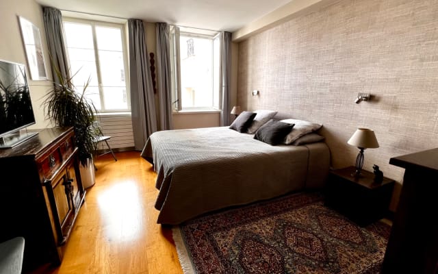 95m2 shared apartment in the heart of Paris with 14m2 bedroom