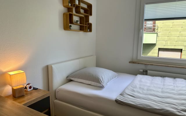 Modern cozy guest room Stuttgart Idyllic forest edge