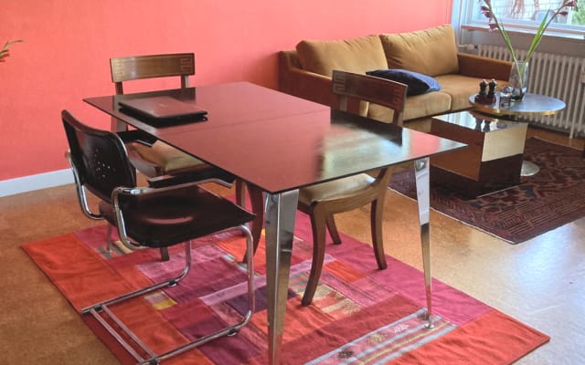Wohnung mit kleinem Garten, 30 Minuten von Kopenhagen entfernt.