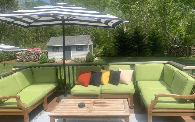 Private Oak Bluffs home with gorgeous landscaping